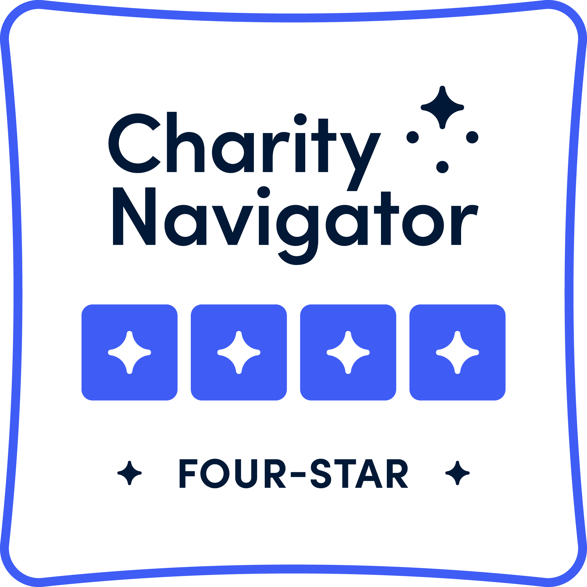 Four-Star Rating Badge - Full Color Four-Star Rating Badge